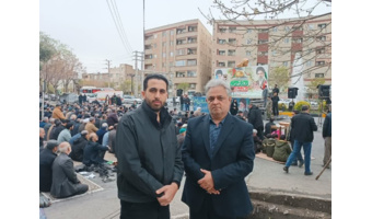 حضور رئیس و کارکنان مرکز تحقیقات و آموزش کشاورزی استان تهران در راهپیمایی روز جهانی قدس ؛