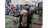 برگزاری اقامه نماز جماعت و تبیین برنامه های فرهنگی در هنرستان کشاورزی مرکز تحقیقات و آموزش کشاورزی استان تهران