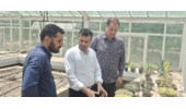 بازدید از طرح آموزش همراه تولید کشت و پرورش رزماری و گلخانه گل های زینتی هنرستان کشاورزی مرکز
