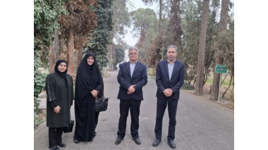 حضور سرپرست معاونت محترم دفتر امور حقوقی سازمان تات در مرکز تحقیقات و آموزش کشاورزی استان تهران