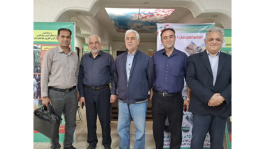 گزارش بازدید آقای دکتر سیلسپور، رئیس محترم مرکز در معیت آقای دکتر بنی عامری و همراهان از امکانات آزمایشگاهی مرکز